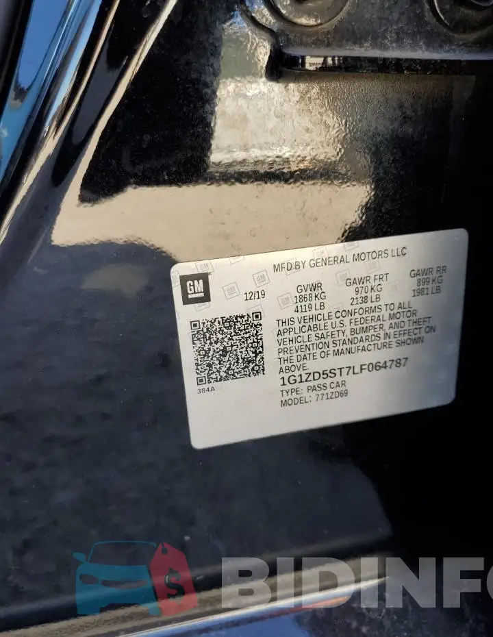 1G1ZD5ST7LF064787 Photo# 12