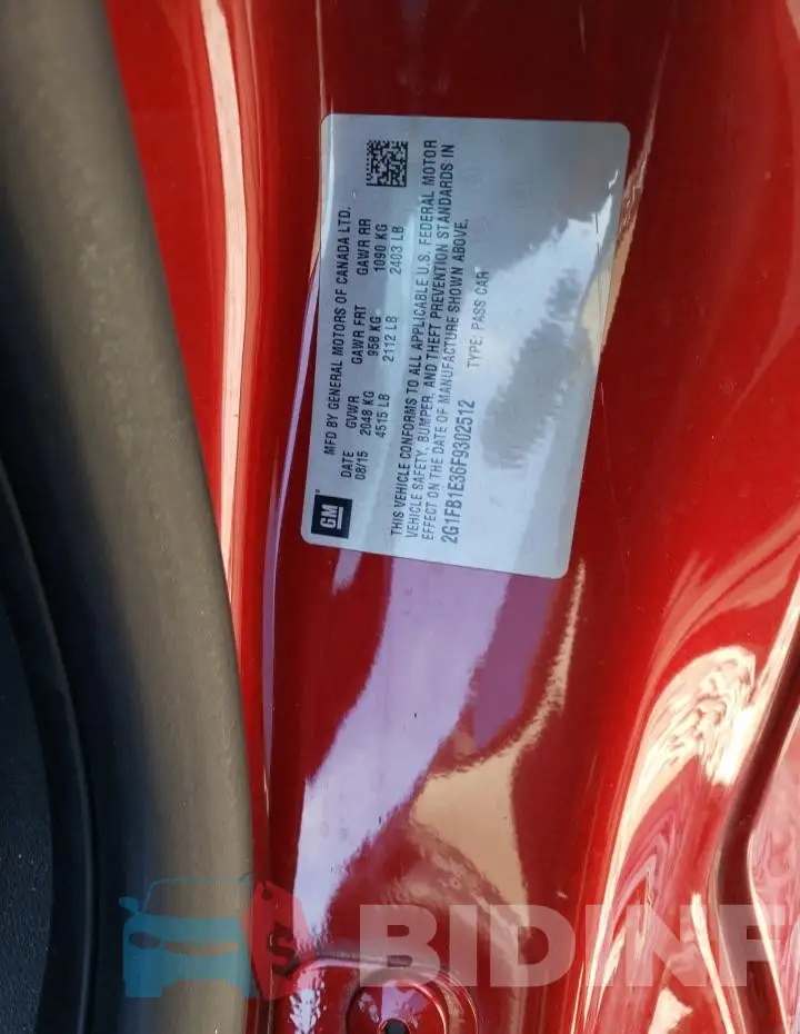 2G1FB1E36F9302512 Photo# 13
