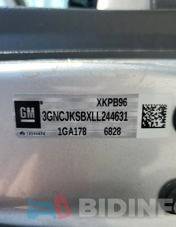 3GNCJKSBXLL244631 Photo# 13