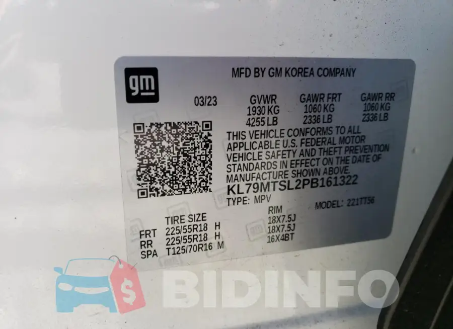 KL79MTSL2PB161322 Photo# 13