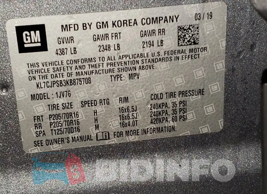 KL7CJPSB3KB875708 Photo# 14