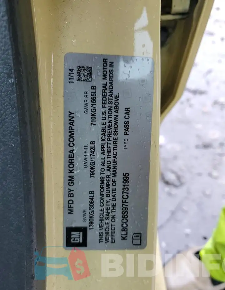 KL8CC6S97FC731995 Photo# 13