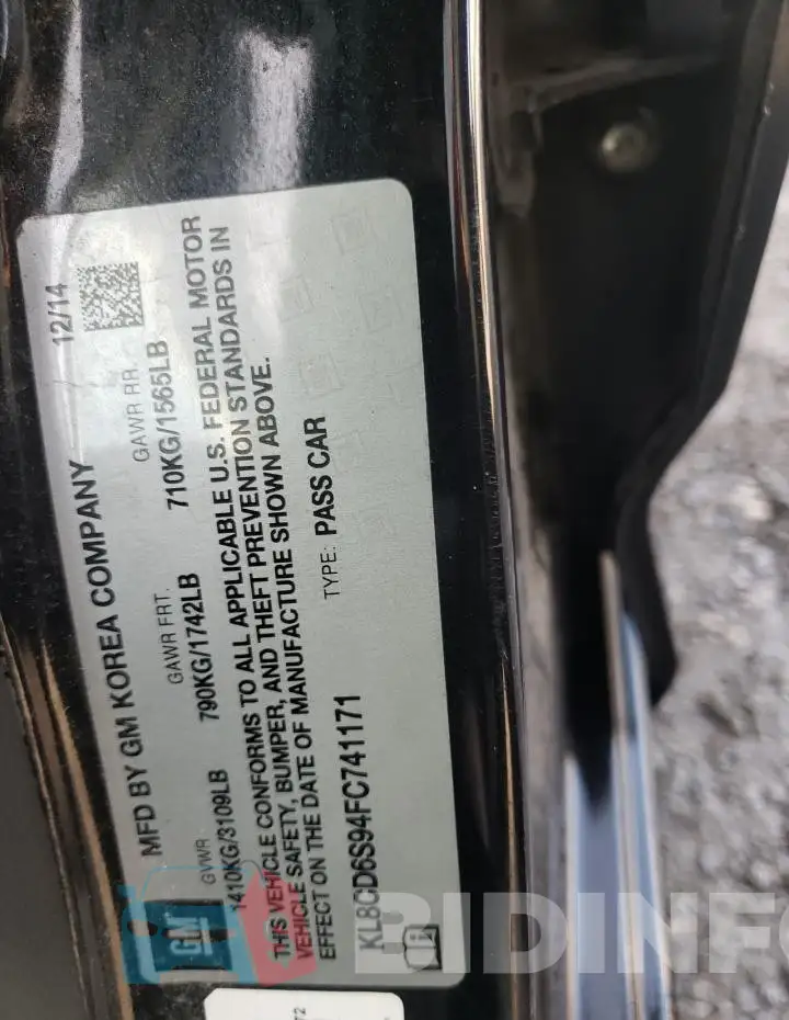KL8CD6S94FC741171 Photo# 12