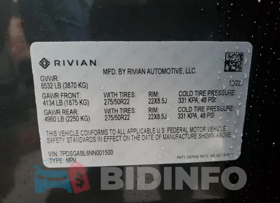 7PDSGABL6NN001500 Photo# 13