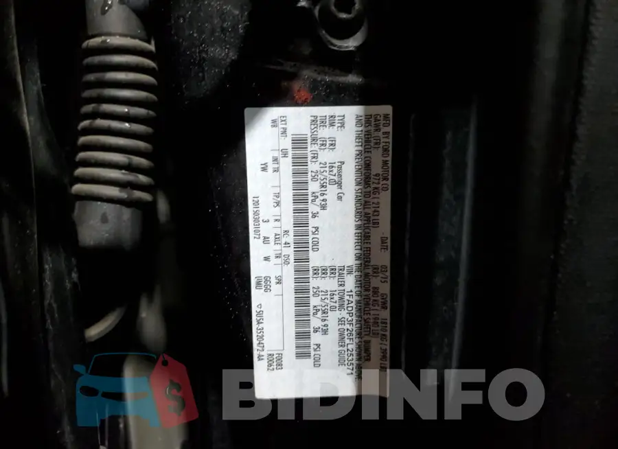 1FADP3F26FL253571 Photo# 12