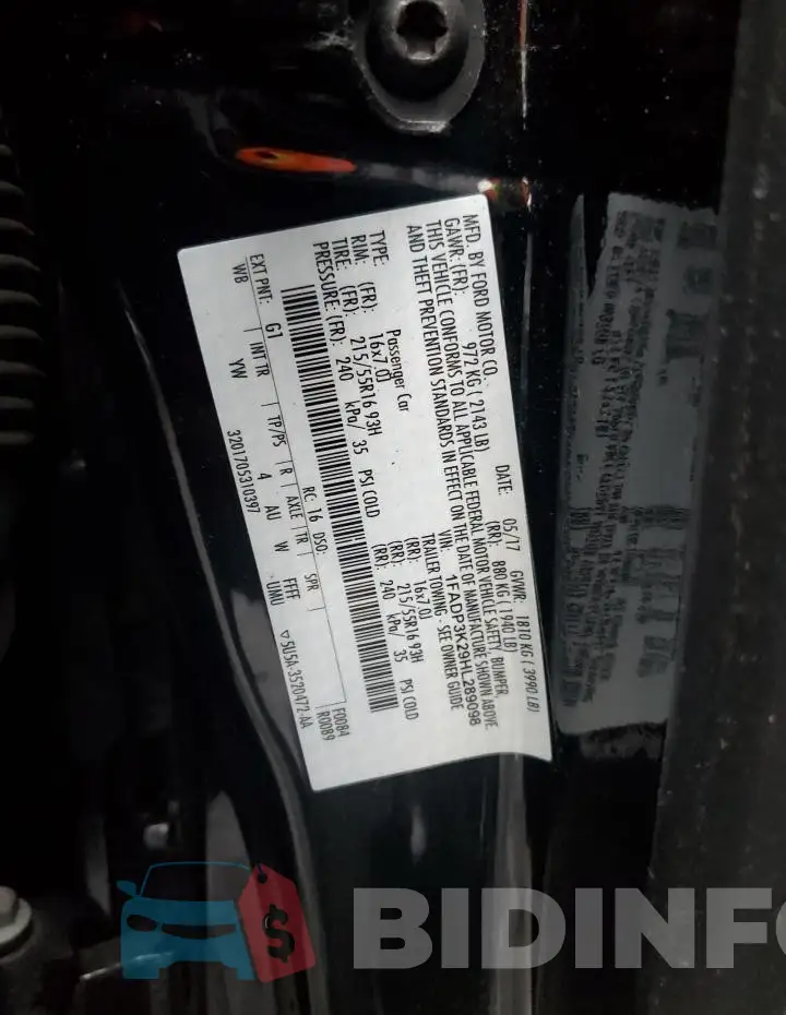 1FADP3K29HL289098 Photo# 12