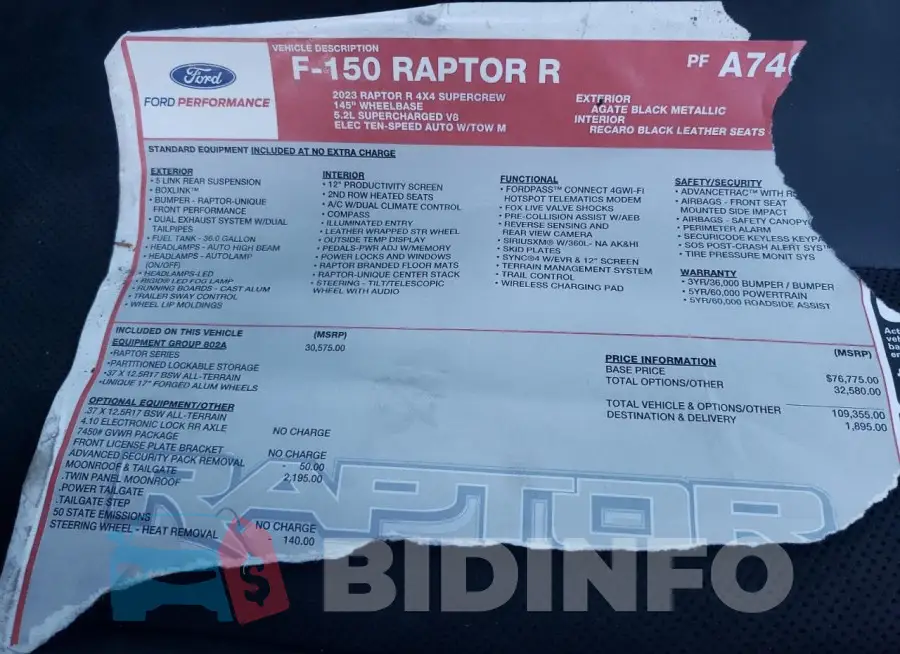 1FTFW1RJ5PFA74001 Photo# 13