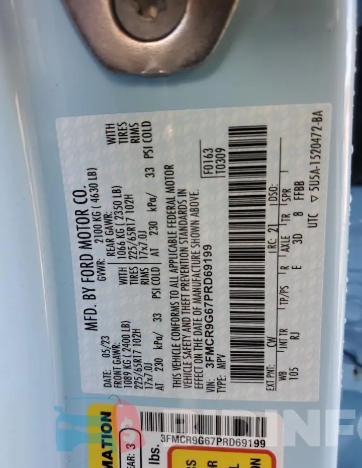 3FMCR9G67PRD69199 Photo# 13