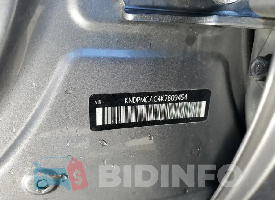 KNDPMCAC4K7609454 Photo# 13