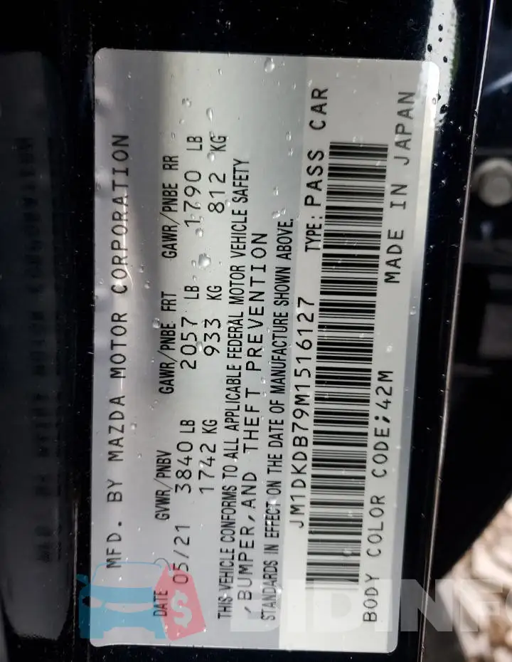 JM1DKDB79M1516127 Photo# 13