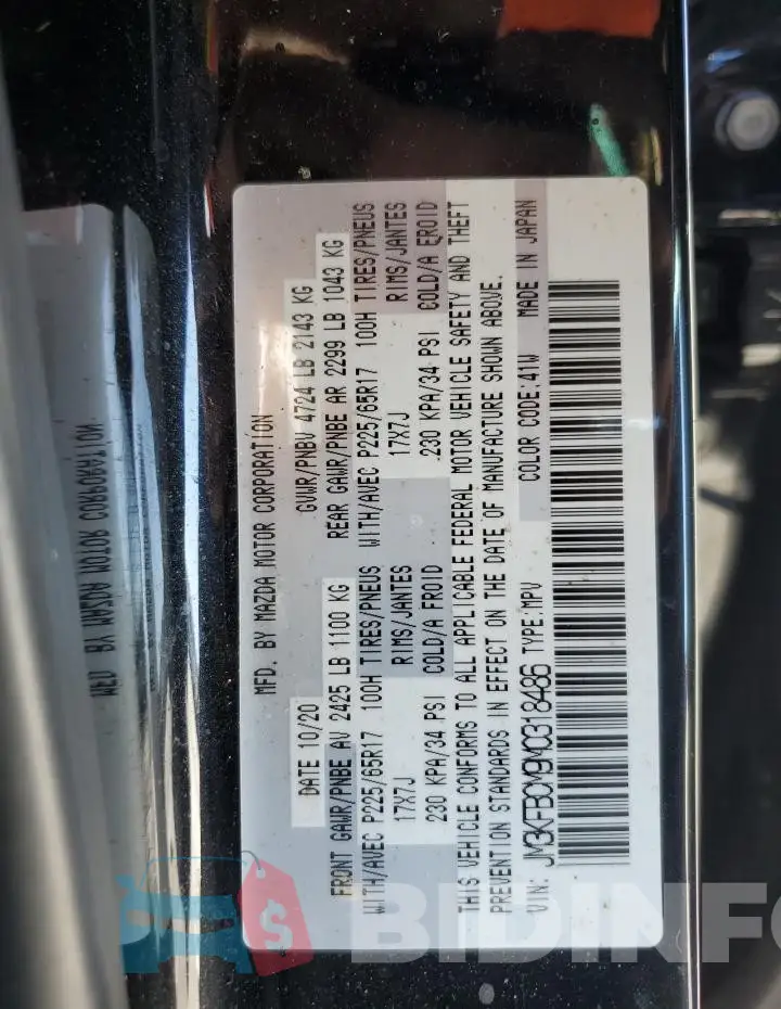 JM3KFBCM9M0318486 Photo# 13