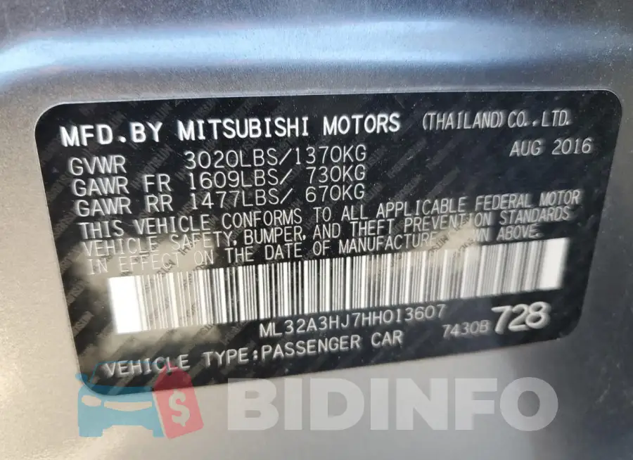 ML32A3HJ7HH013607 Photo# 12