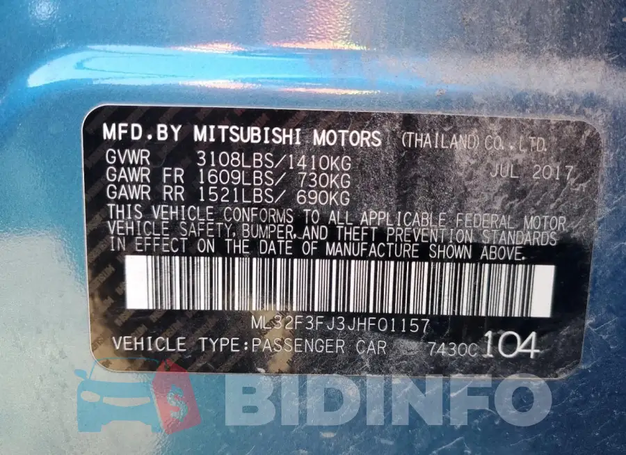 ML32F3FJ3JHF01157 Photo# 12