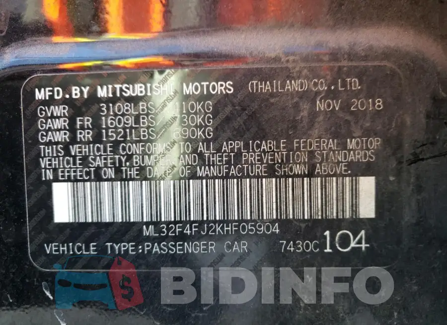 ML32F4FJ2KHF05904 Photo# 12