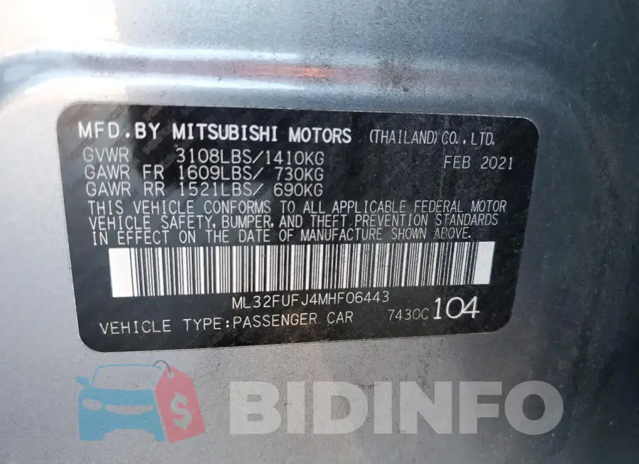 ML32FUFJ4MHF06443 Photo# 13