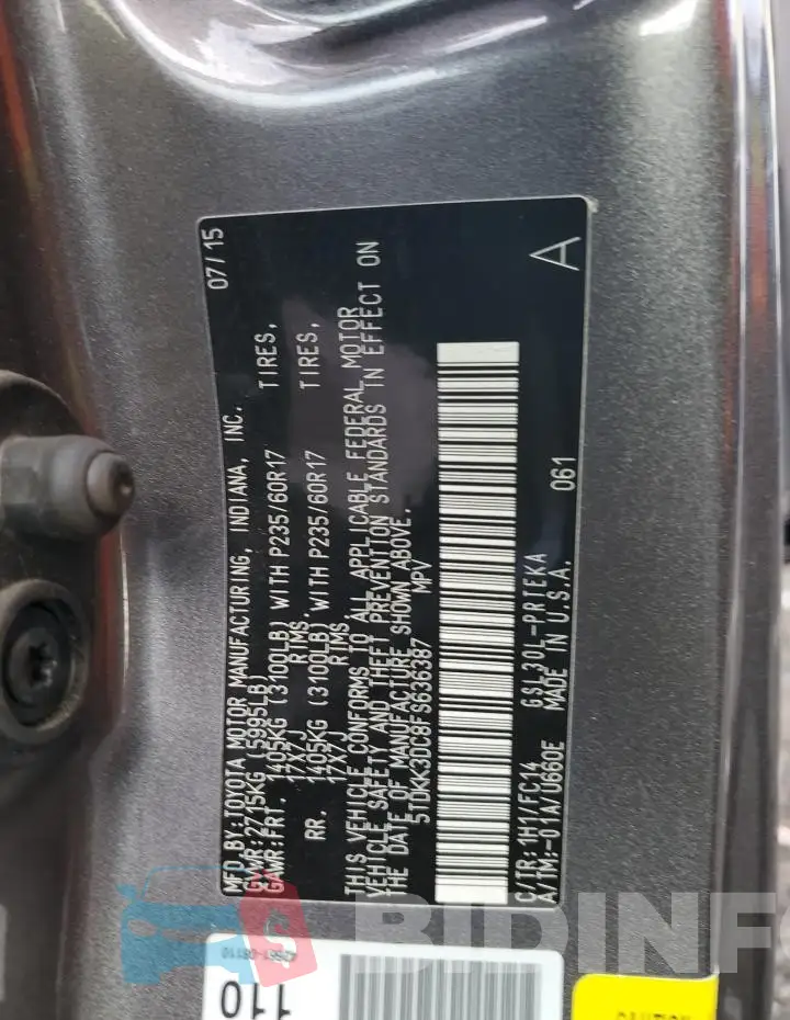 5TDKK3DC8FS636387 Photo# 13