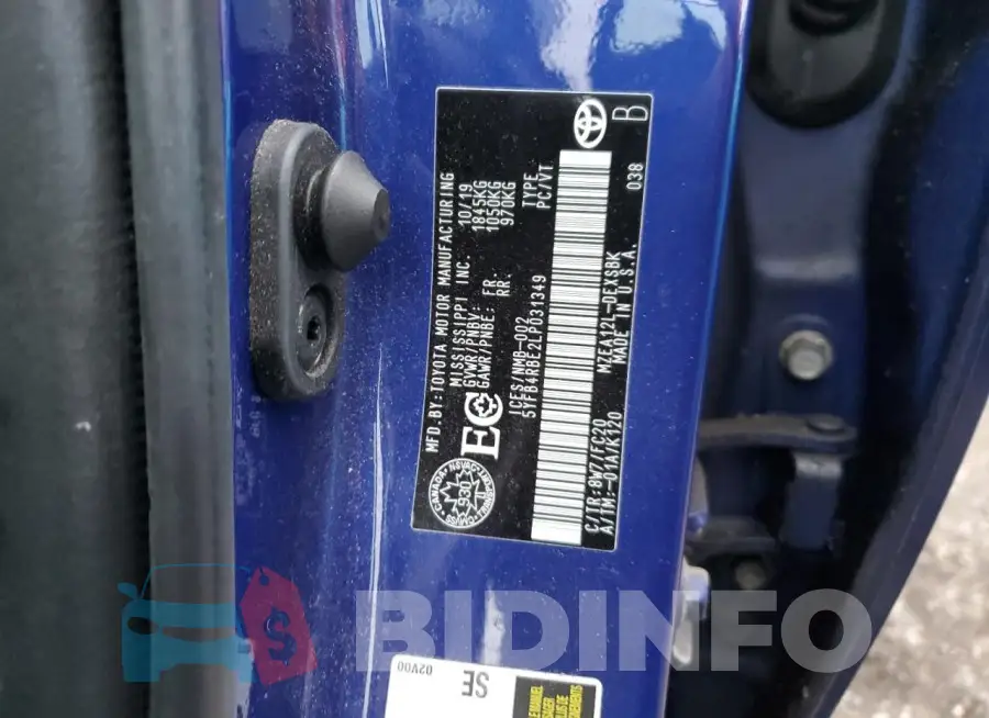 5YFB4RBE2LP031349 Photo# 13