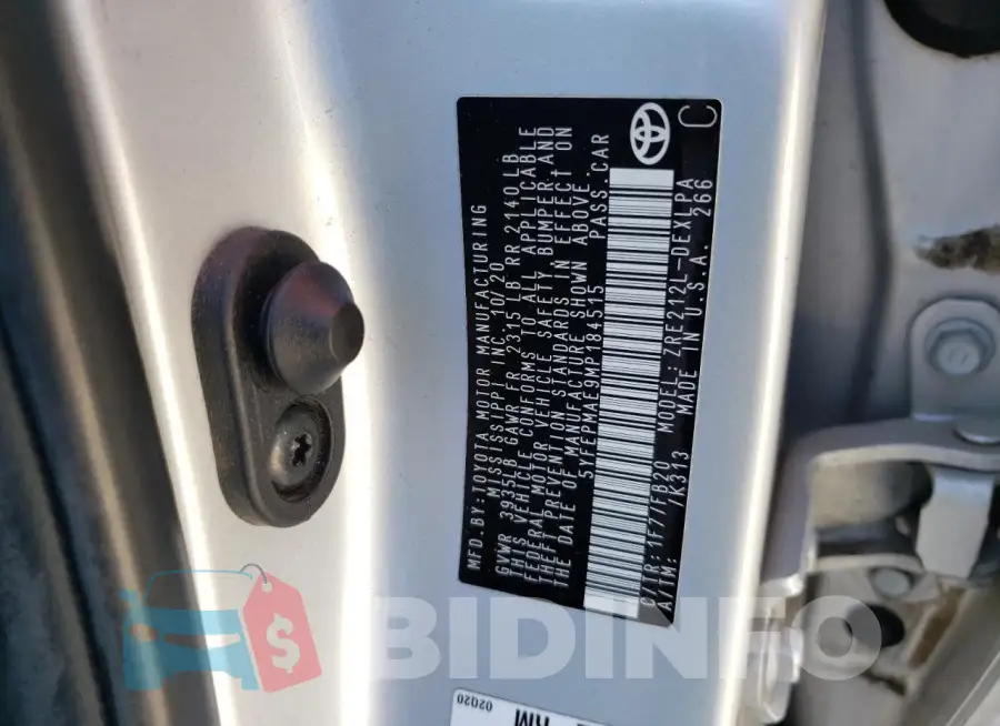 5YFEPMAE9MP184515 Photo# 13