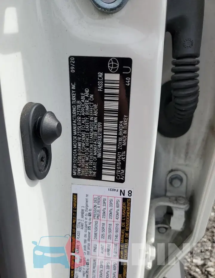 NMTKHMBX8LR118199 Photo# 12