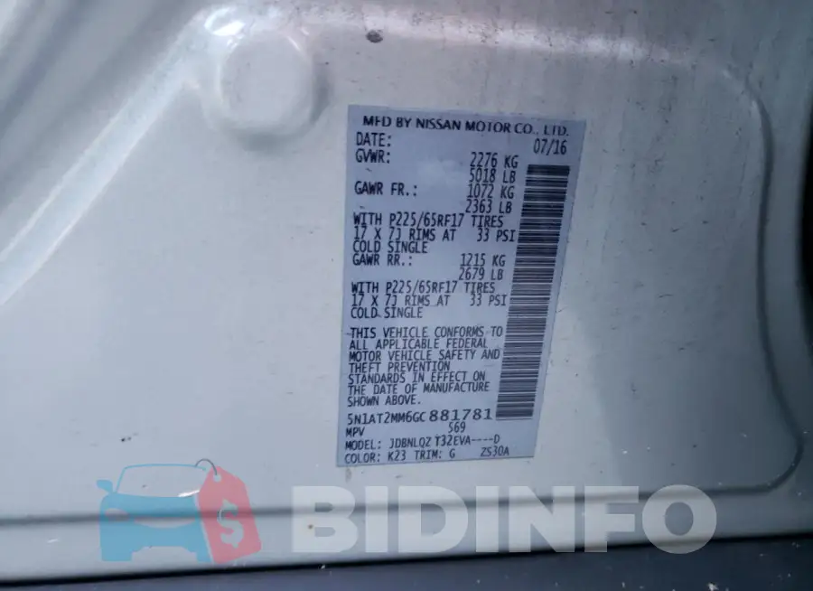 5N1AT2MM6GC881781 Photo# 12