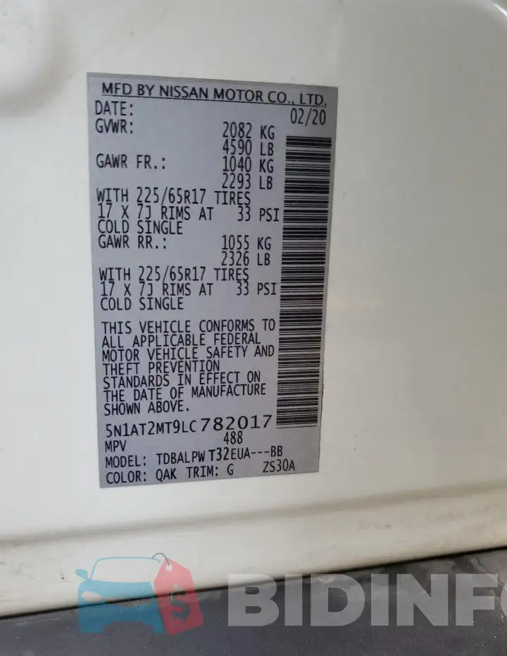 5N1AT2MT9LC782017 Photo# 14