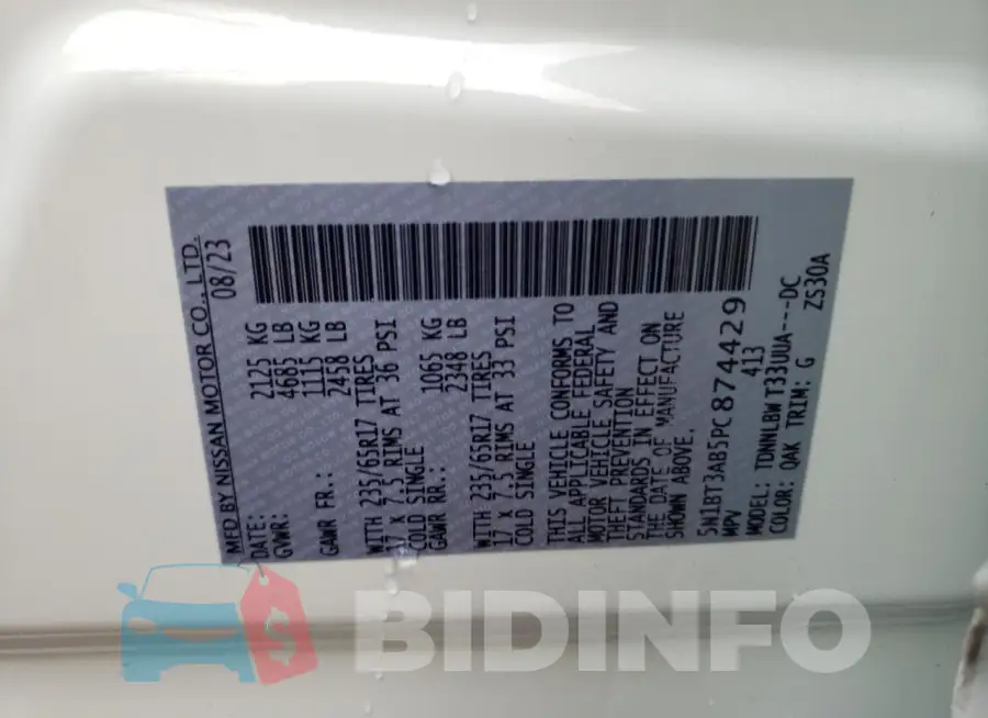 5N1BT3AB5PC874429 Photo# 13