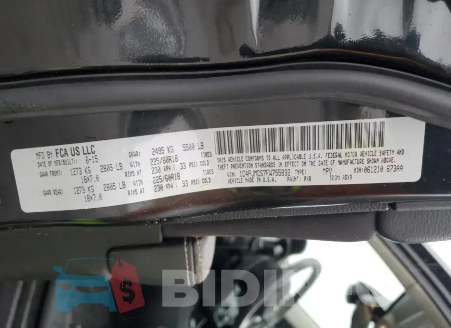 1C4PJMCS7FW755832 Photo# 12