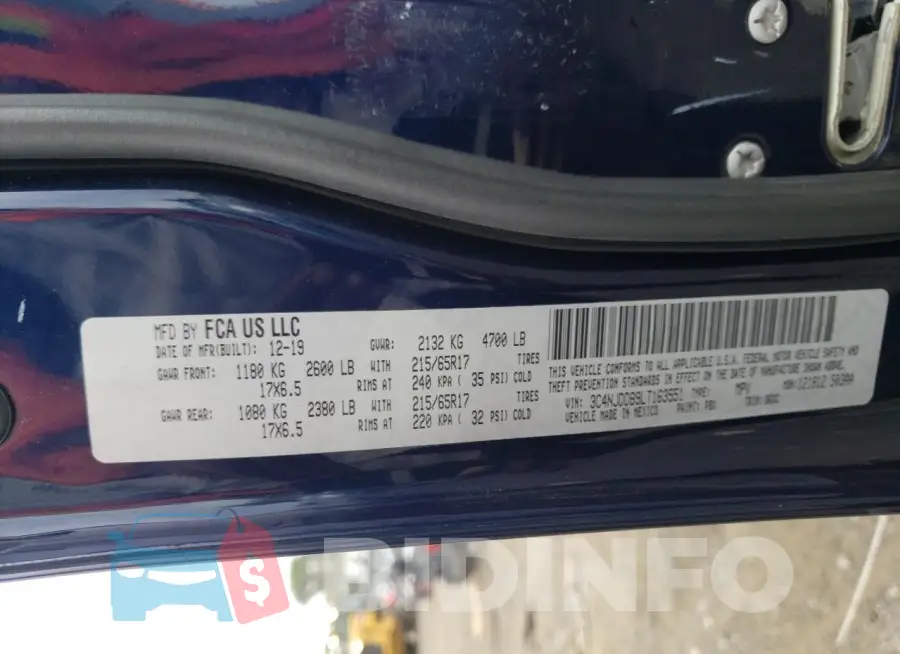3C4NJDDB9LT163551 Photo# 12