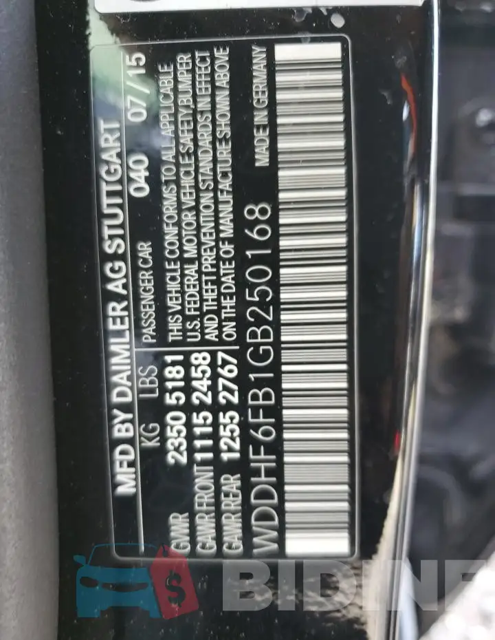 WDDHF6FB1GB250168 Photo# 13