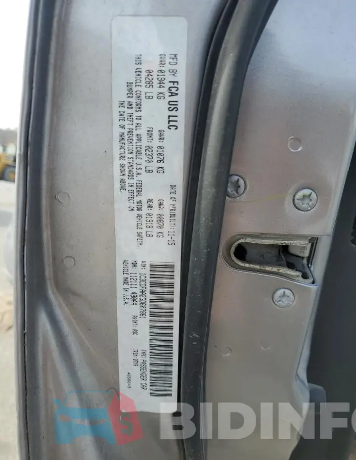 1C3CDFAA2GD607861 Photo# 12