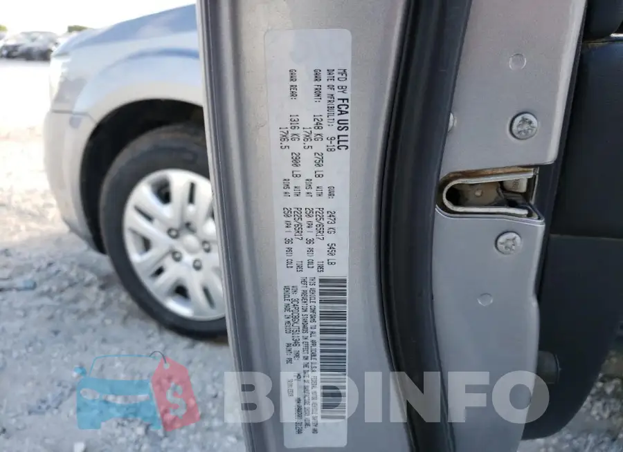 3C4PDCBGXJT511346 Photo# 13