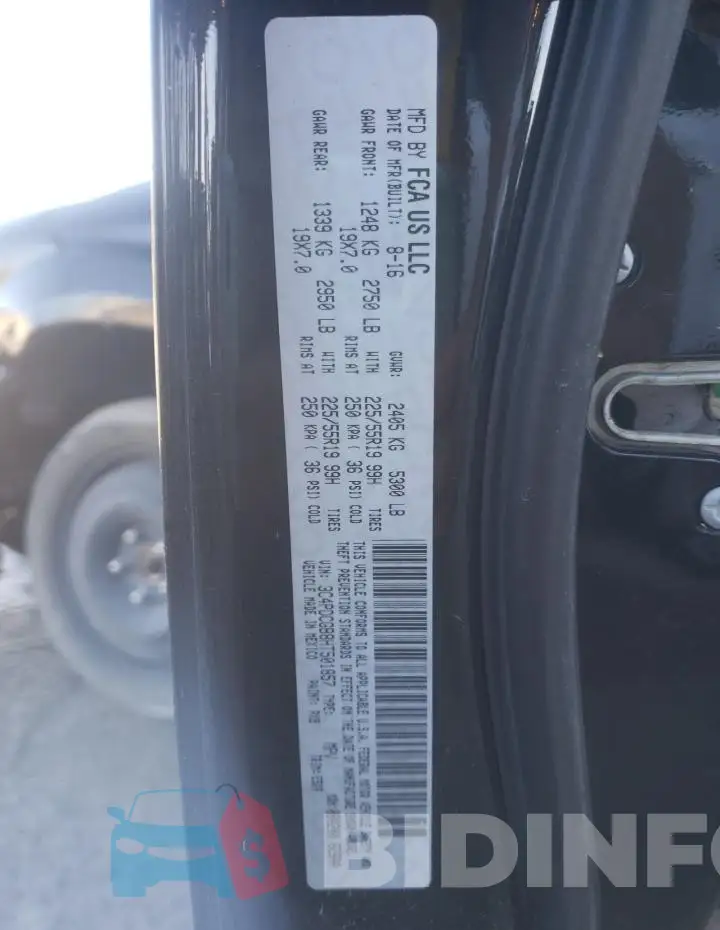 3C4PDCGB8HT501857 Photo# 14