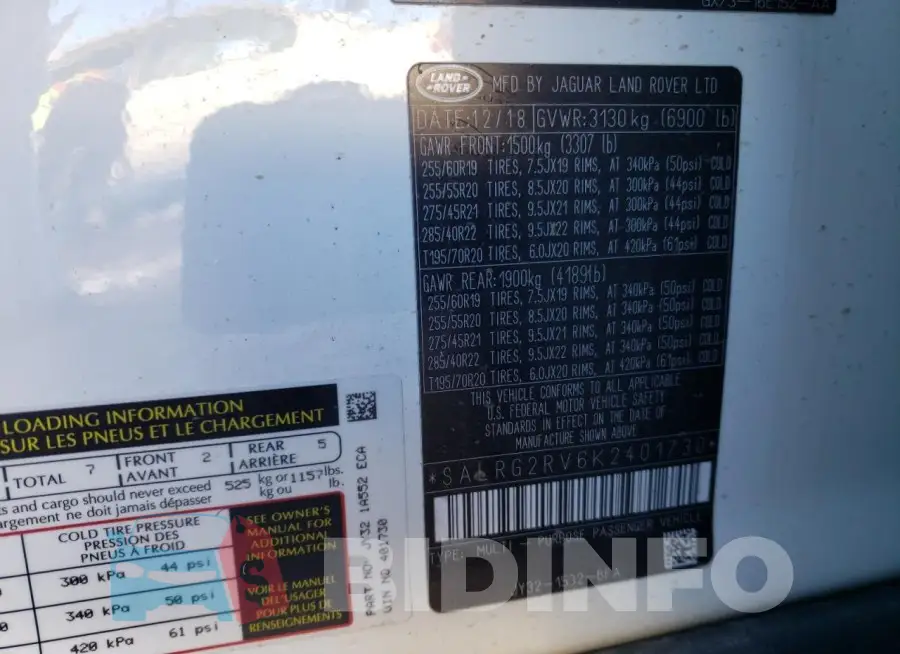 SALRG2RV6K2401730 Photo# 14