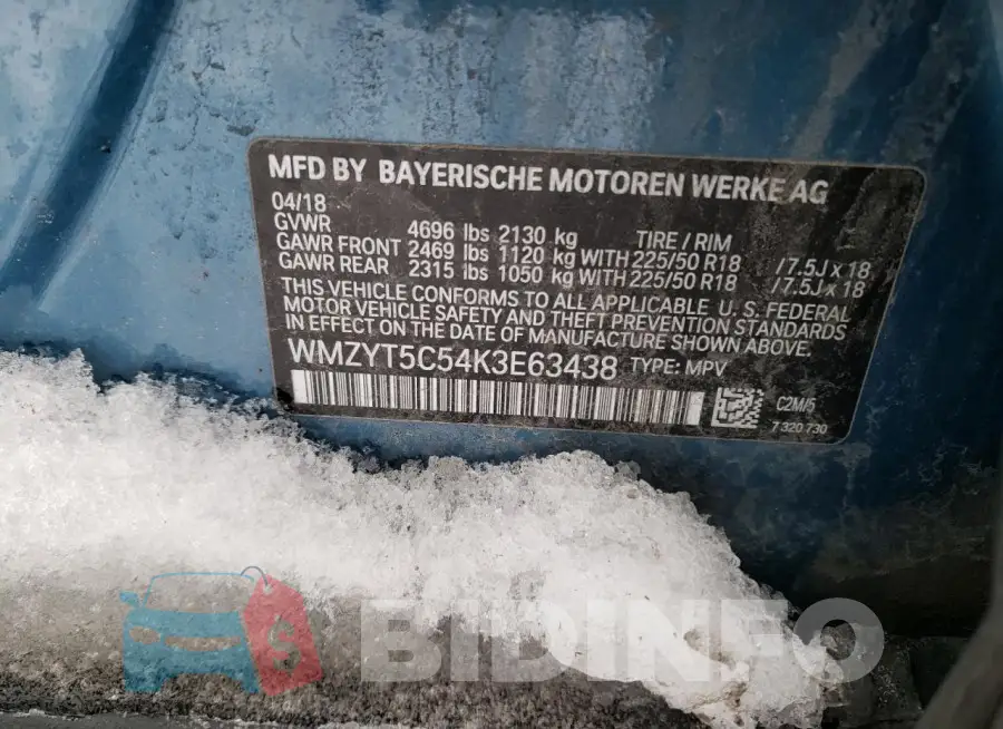 WMZYT5C54K3E63438 Photo# 12
