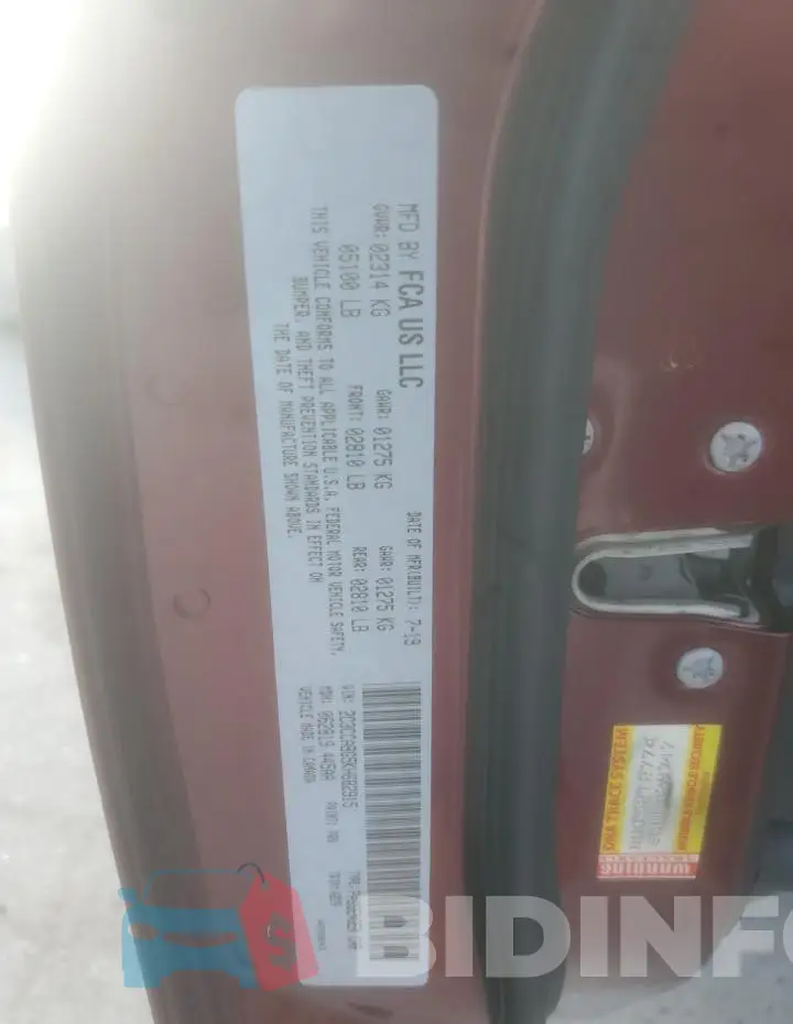 2C3CCABG5KH682915 Photo# 12