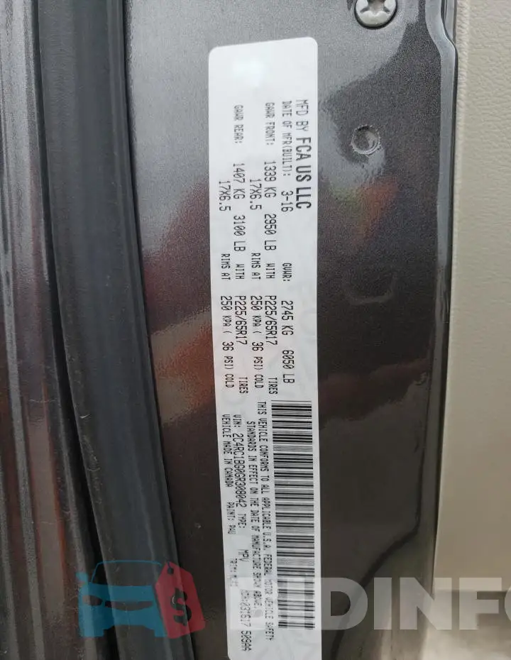 2C4RC1BG0GR308042 Photo# 13
