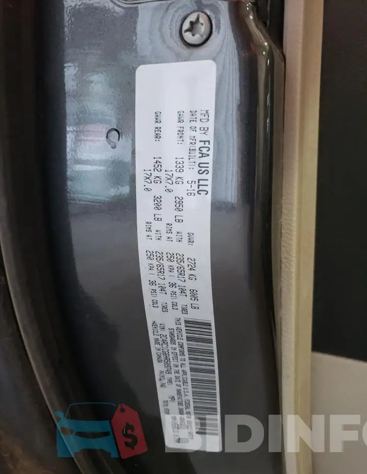 2C4RC1CG6HR509749 Photo# 12