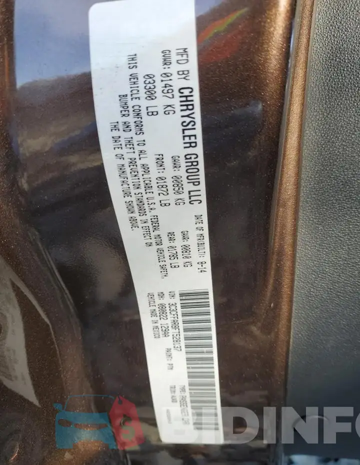 3C3CFFAR8FT528137 Photo# 13