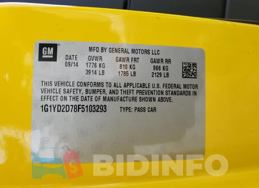 1G1YD2D78F5103293 Photo# 12