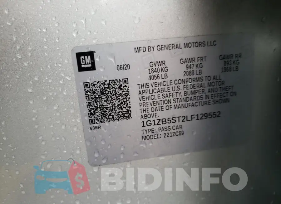 1G1ZB5ST2LF129552 Photo# 12