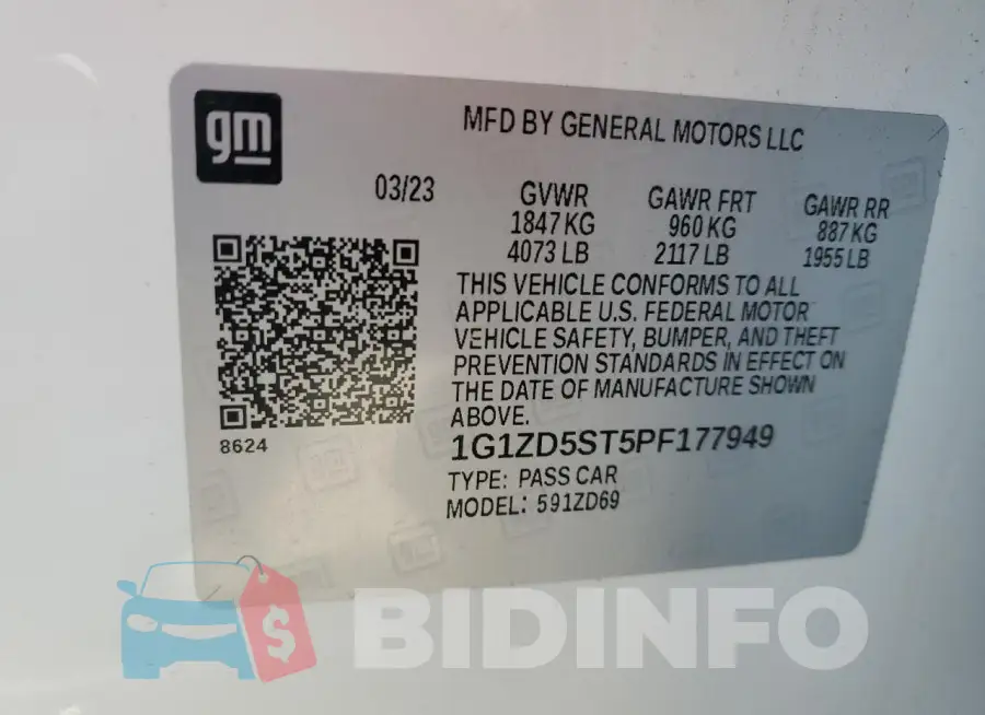 1G1ZD5ST5PF177949 Photo# 12