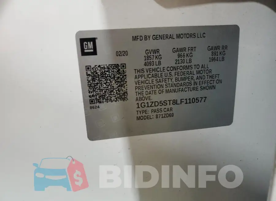 1G1ZD5ST8LF110577 Photo# 12