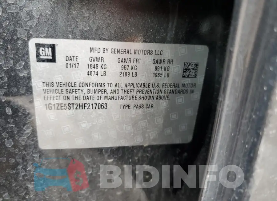 1G1ZE5ST2HF217063 Photo# 12
