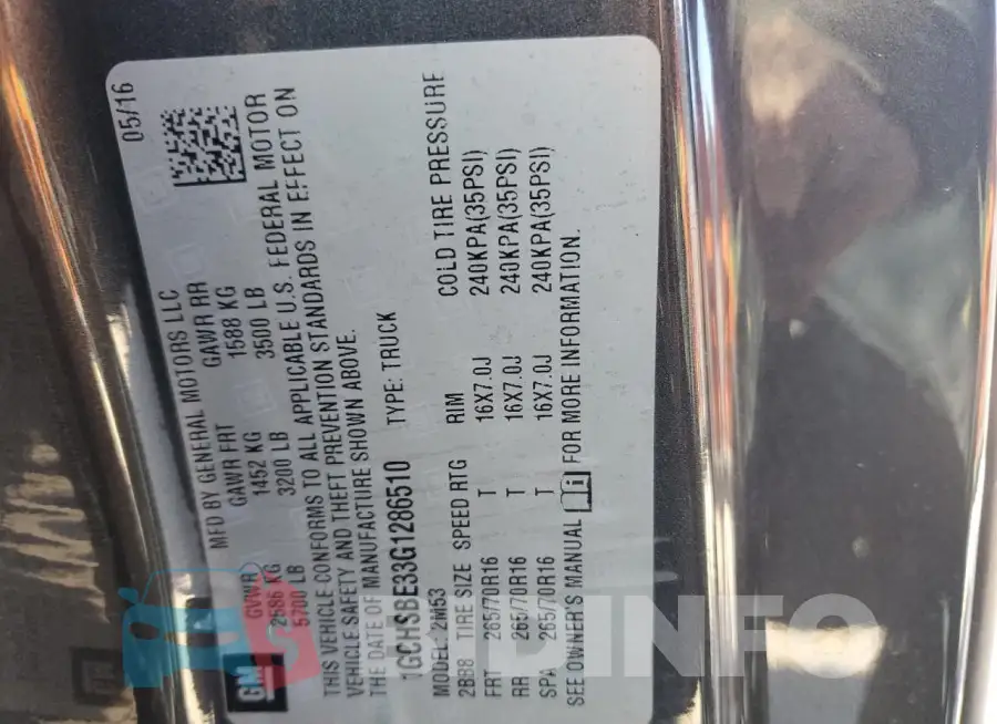 1GCHSBE33G1286510 Photo# 12