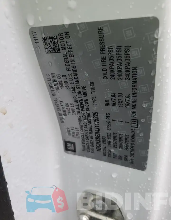 1GCHSBEN4J1175229 Photo# 12