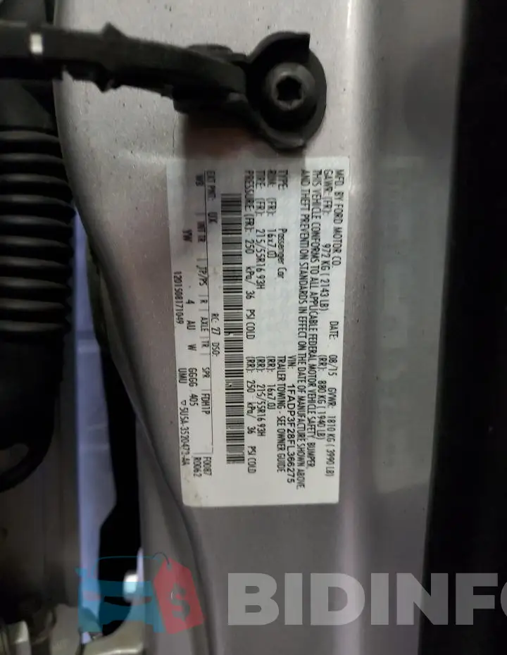 1FADP3F28FL366275 Photo# 12