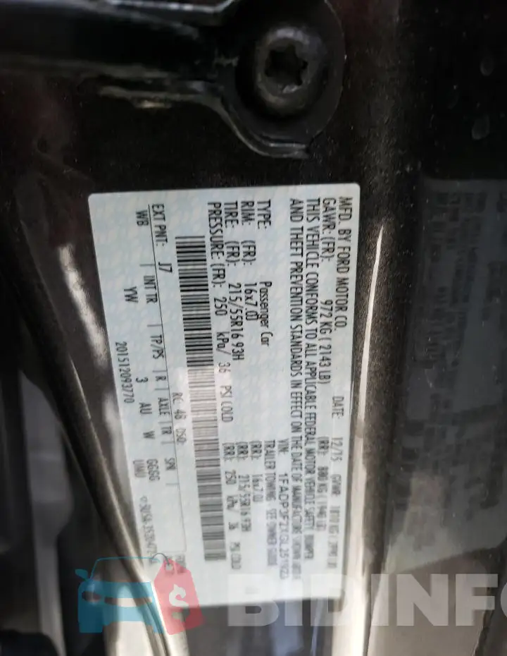 1FADP3F2XGL251923 Photo# 12