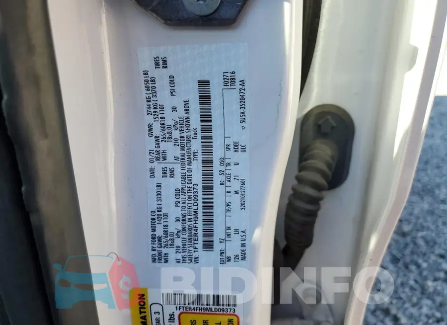 1FTER4FH9MLD09373 Photo# 12