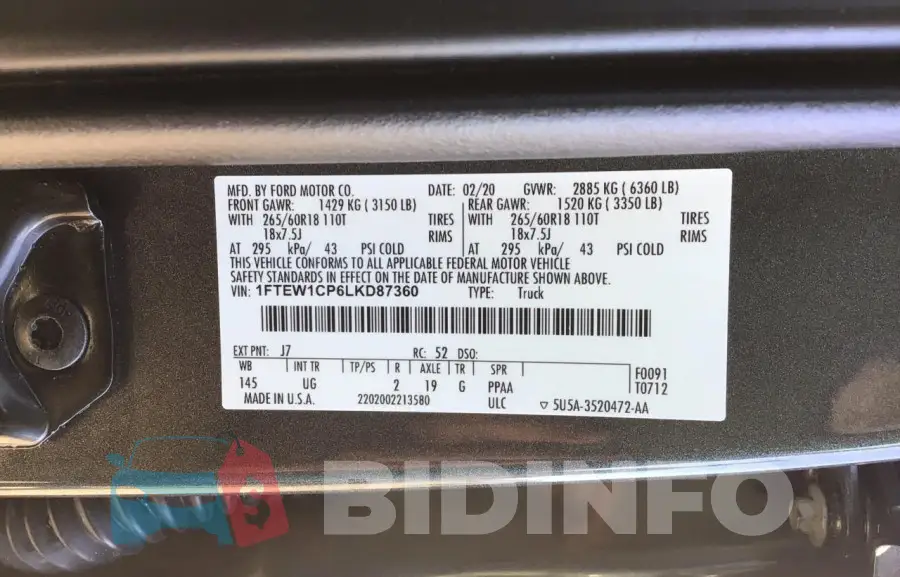1FTEW1CP6LKD87360 Photo# 10