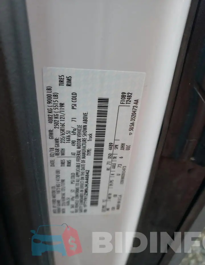 1FTYR1ZM9JKA46842 Photo# 13
